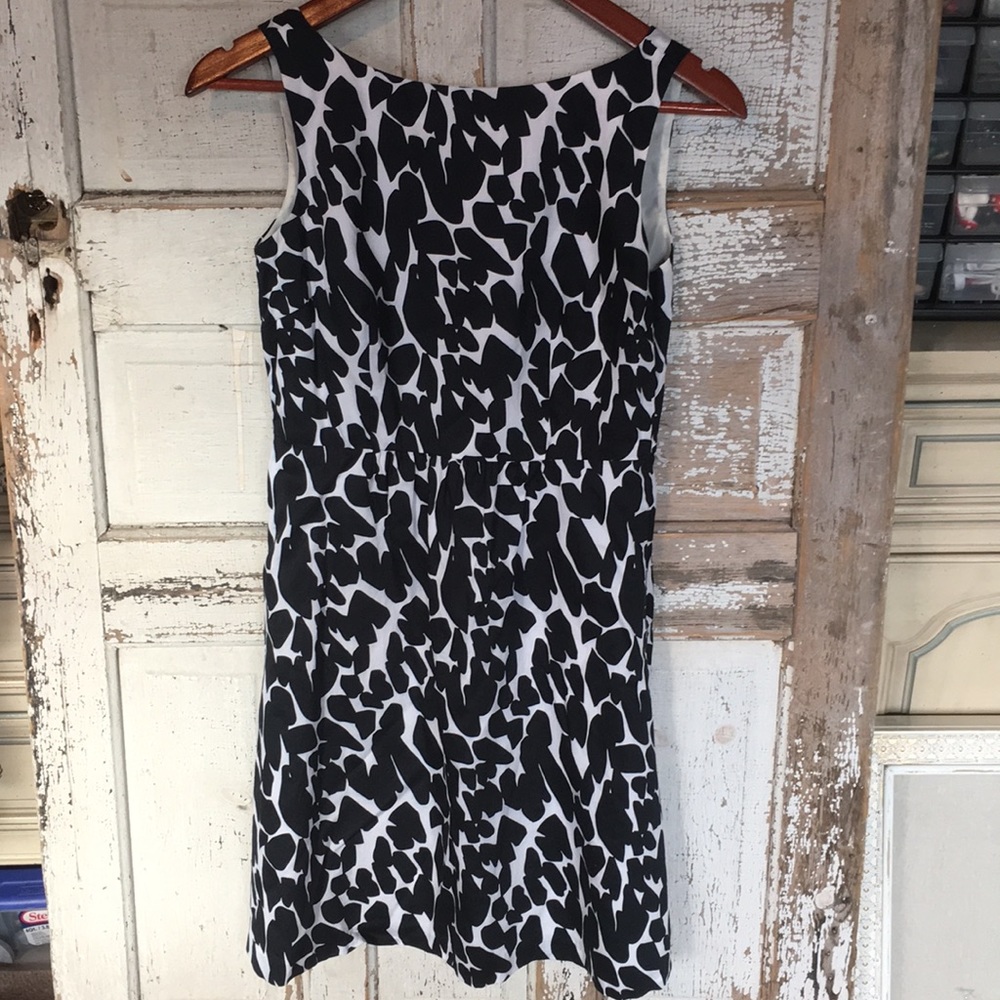V Back, Side Zip Ann Taylor Career Dress